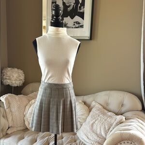 Sunday Best Gray Mini Skirt
